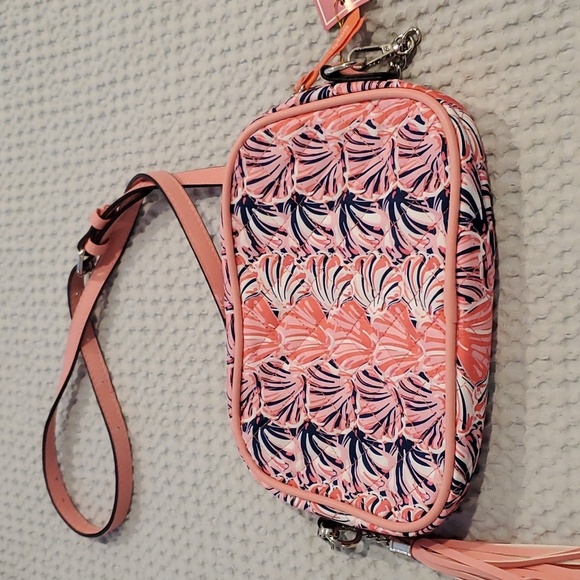 Simply Southern adjustable strap nylon crossbody purse w tassel - Picture 3 of 6
